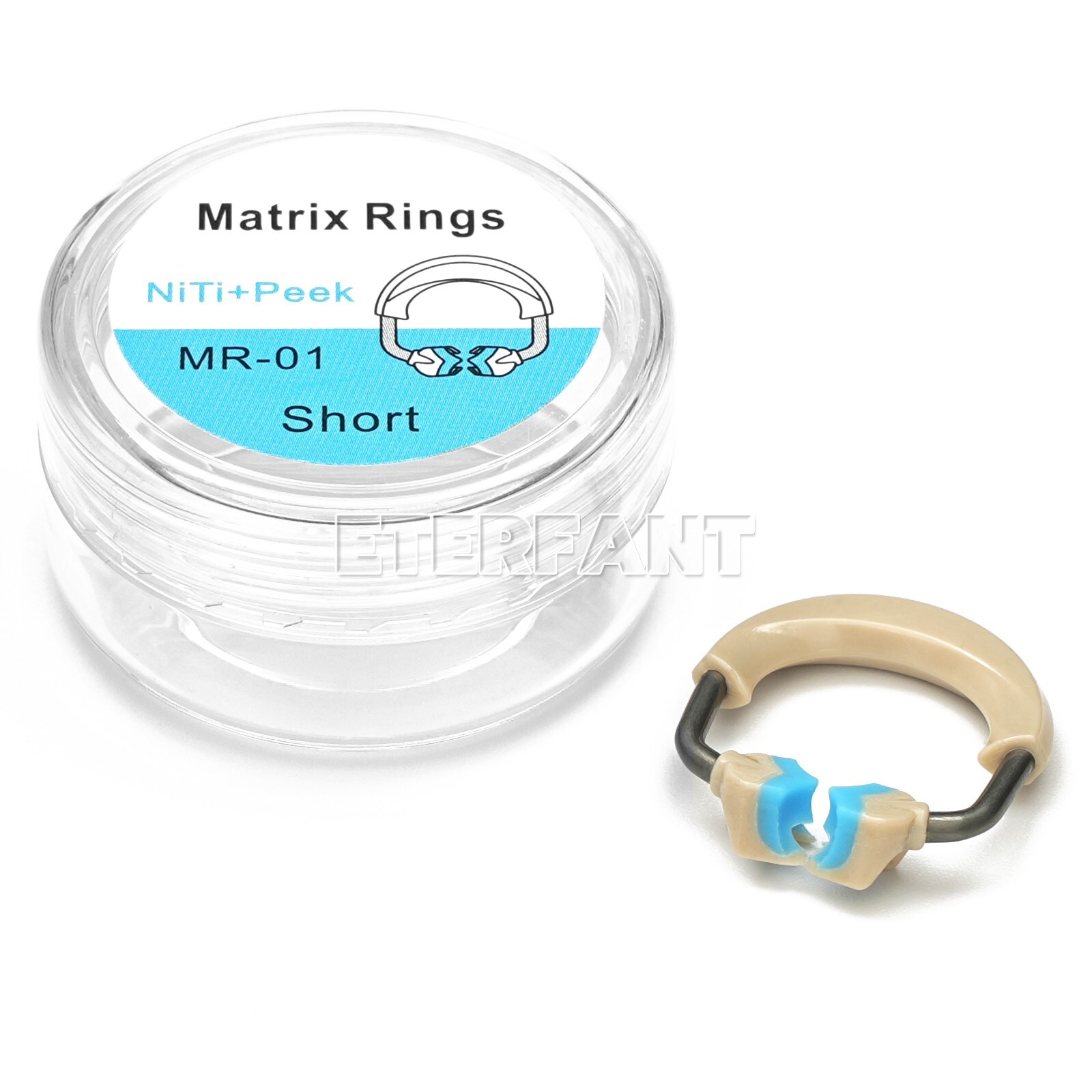 Dental 3D Separator Matrix Bands Rings Titanium Matrices Clip Clamp Fit Garrison