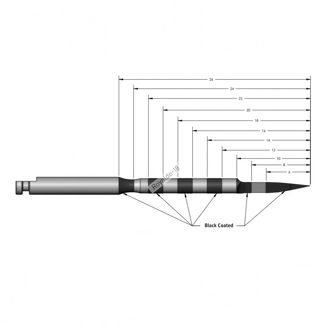 5Pcs Dental Pilot Drill Triangle Lance Implan Space Drills for 3.0 Implan φ2.0