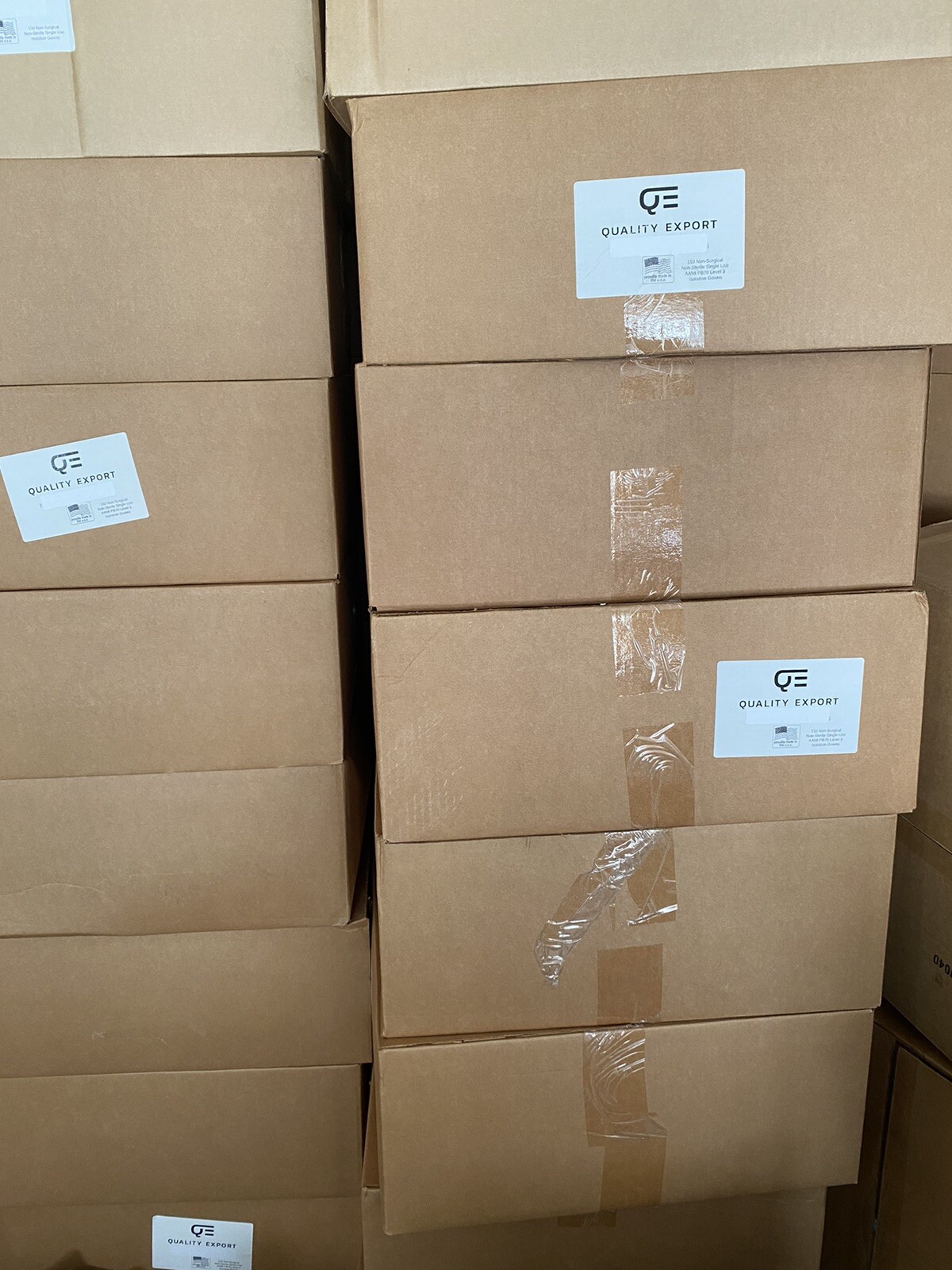 NON-STERIL LEVEL 3 ISOLATION GOWNS, 150 PER CASE (PERSONAL PROTECTIVE EQUIPMENT)