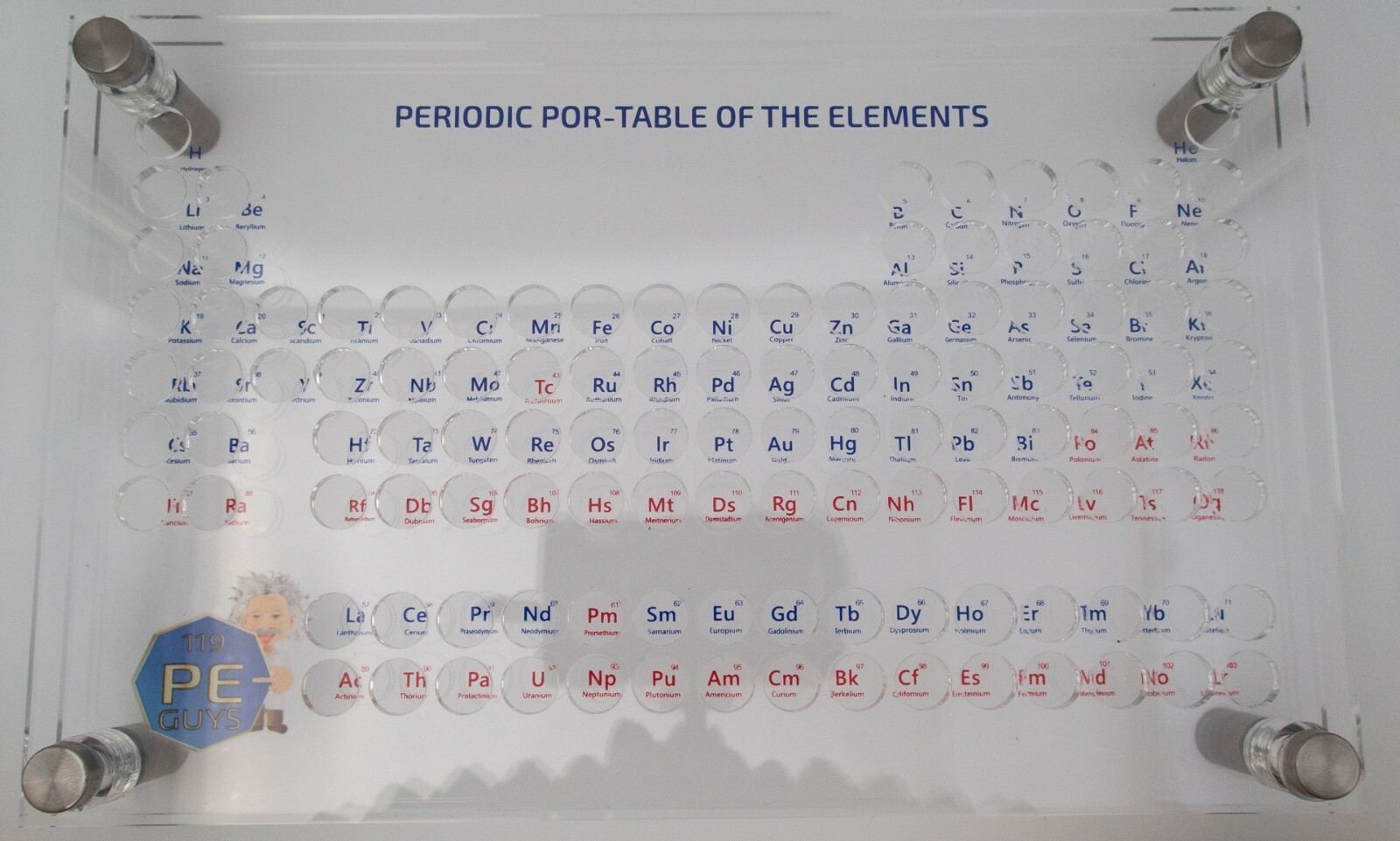 The Periodic Element Sample Small Sealed Bottles Rhodium Iridium Osmium Rhenium