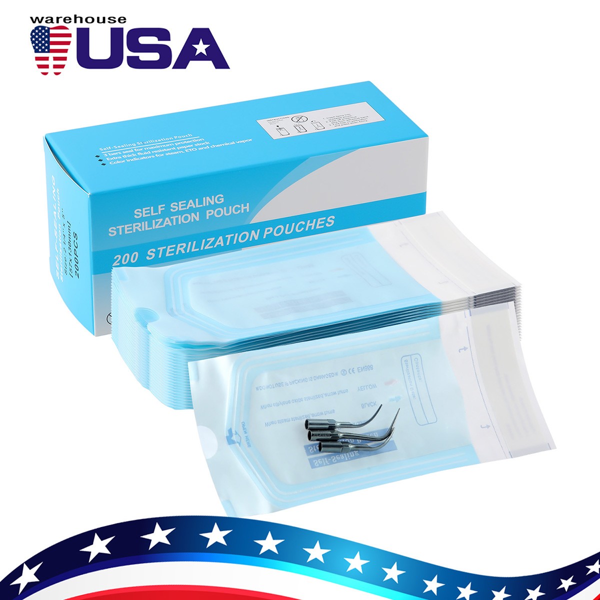 Dental Autoclave Self Sealing Sterilization Pouches for Steam & ETO Tattoo Tool