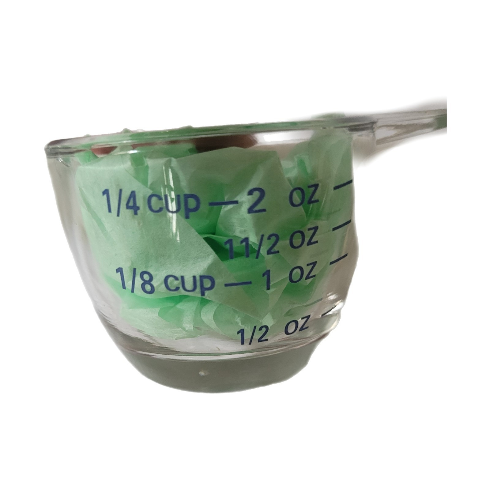 4 Piece Small Clear Glass Measuring Cups 200ml, 100ml, 50ml, 25ml