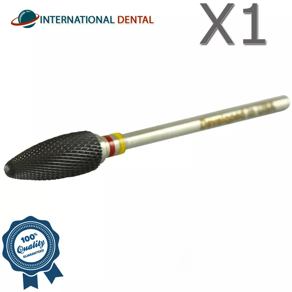 Dental Laboratory Lab Zirconia Bur Ø6mm 6410801 Cross Cut Super Fine Grit Tool