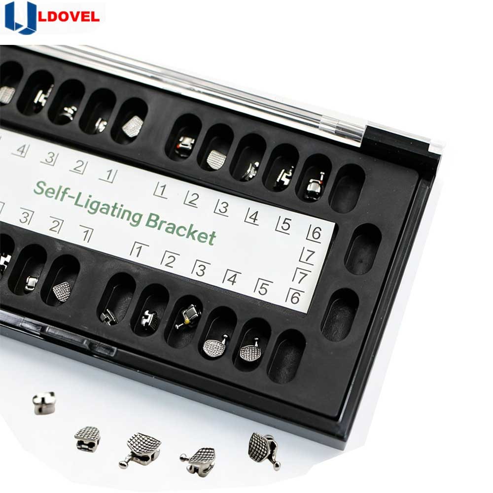 10 packs Dental Orthodontic Self Ligating Braces Bracket Mini Roth.022 Hooks 345