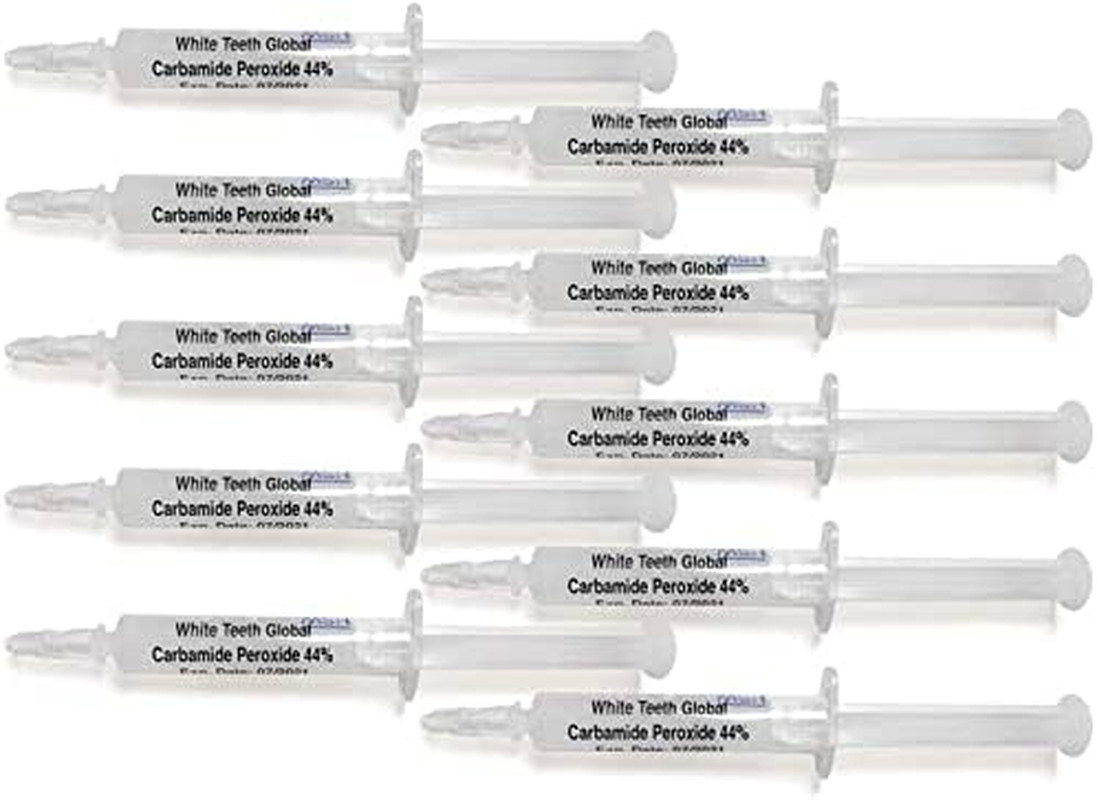 10 Syringes (3Ml) New Strongest 44% Carbamide Peroxide Teeth Whitening Gel (Mout
