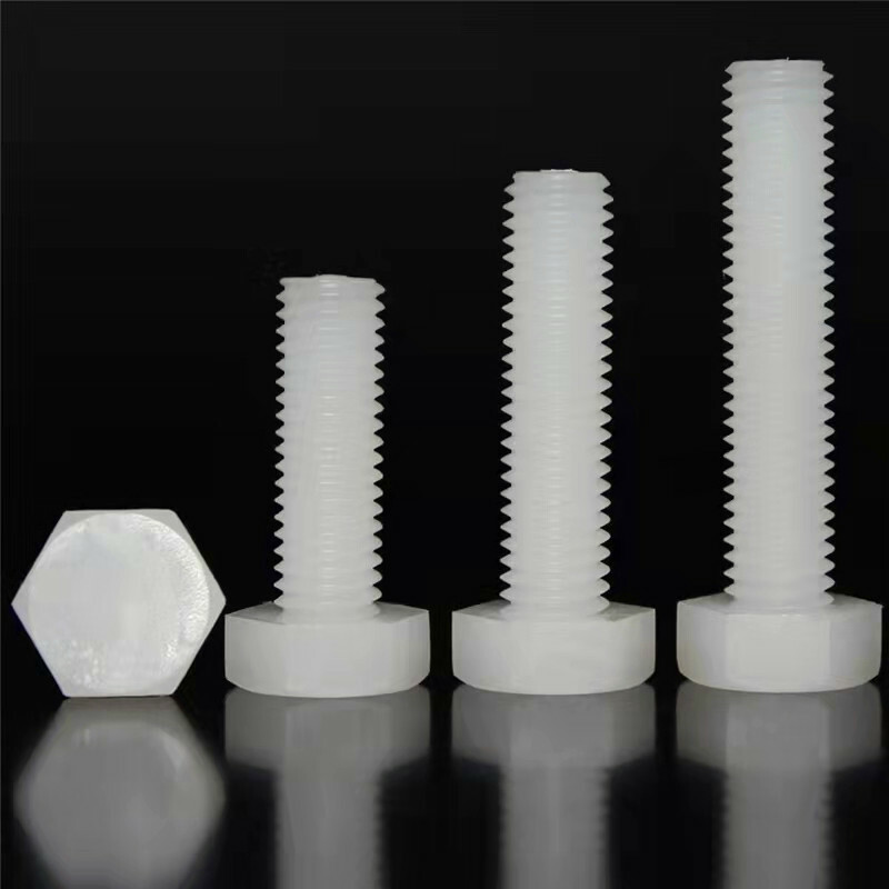 M4 M5 M6 M8 M10 M12 M14 M16 M20 PTFE Hex Head Bolt Screw Corrosion-resistant