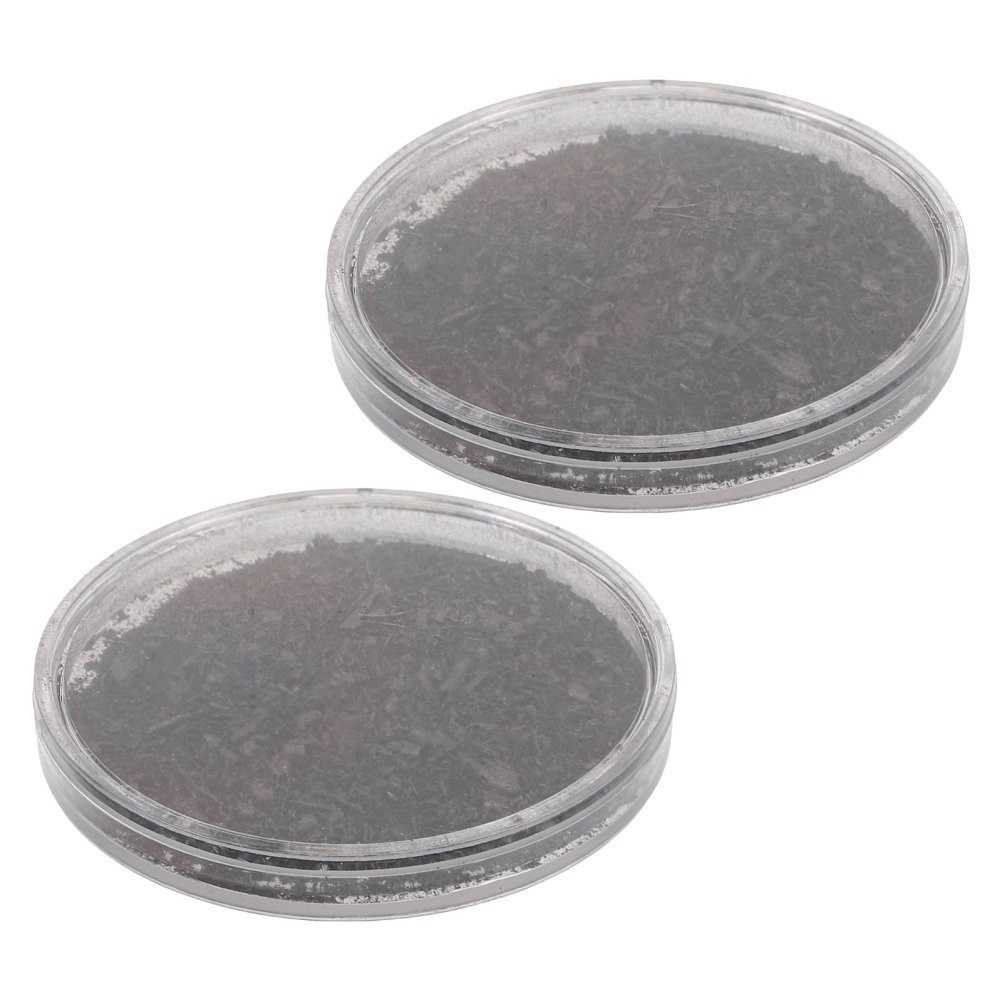 2 Pcs Magnetic Powder Iron Filings Demonstrator Fillings Shavings Toy