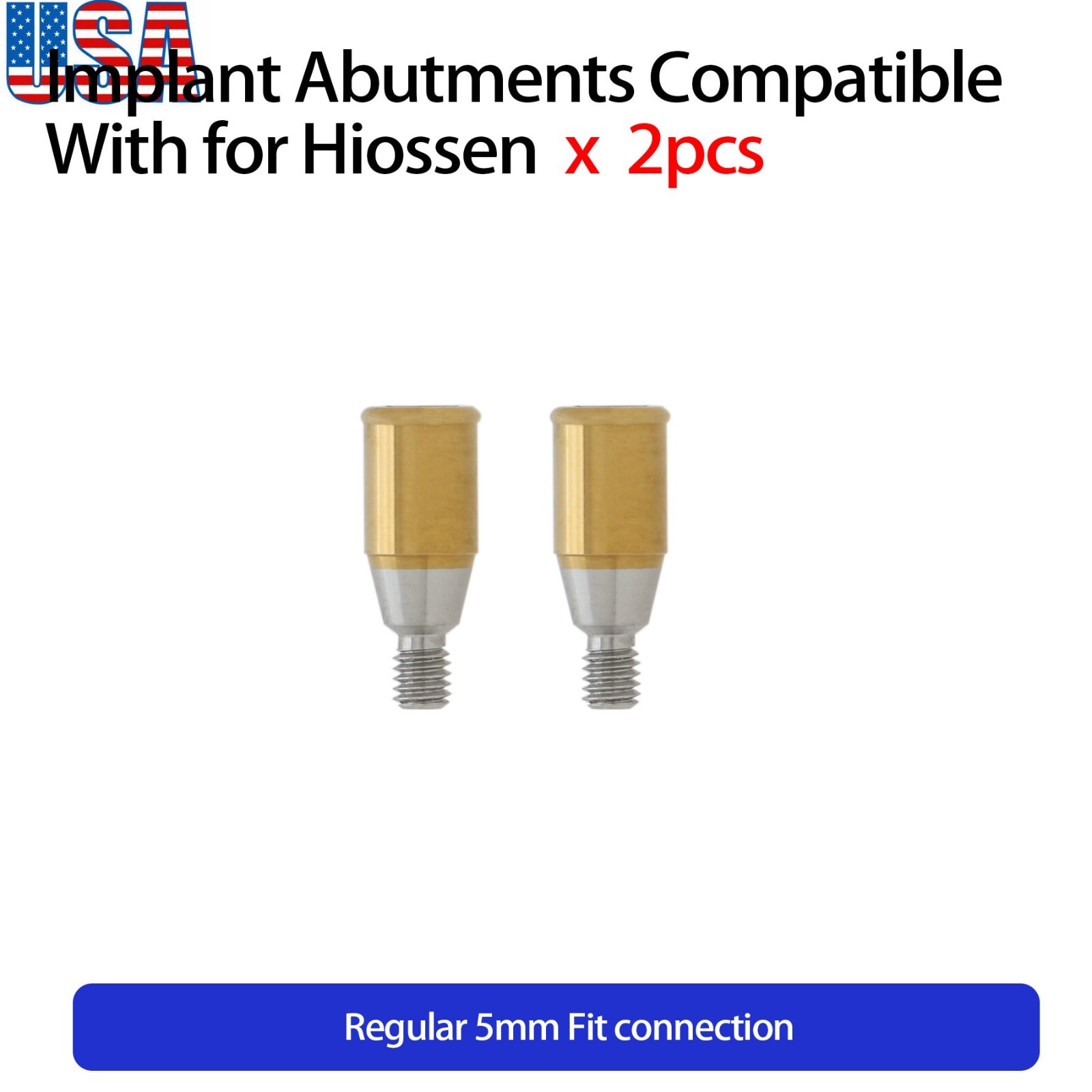 US Regular Locator Attachment Abutments for Hiossen ET Osstem TS 3.0-5.0mm GH