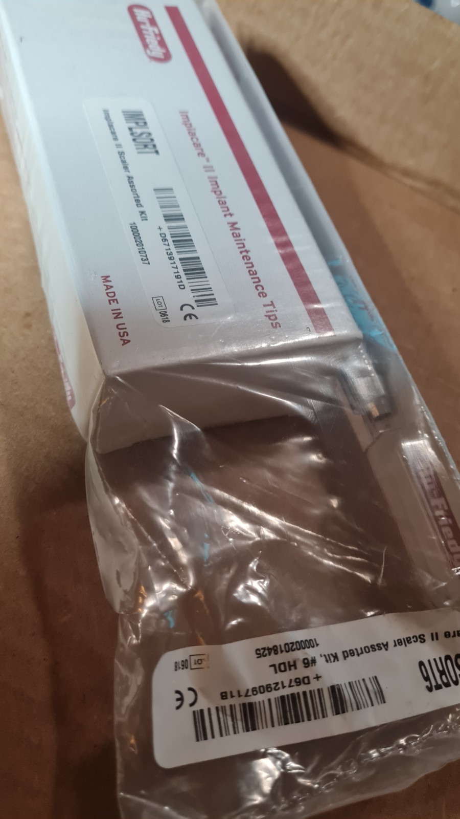 HU-FRIEDY Implacare II Assorted Tips With Handle | IMPLSORT6 New Sealed