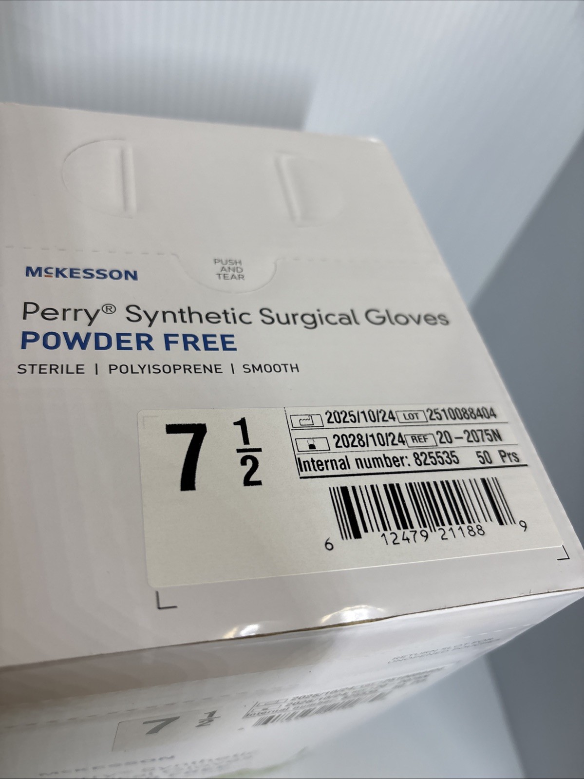 McKesson Polyisoprene Surgical Glove – 50 per Box – 20-2075N