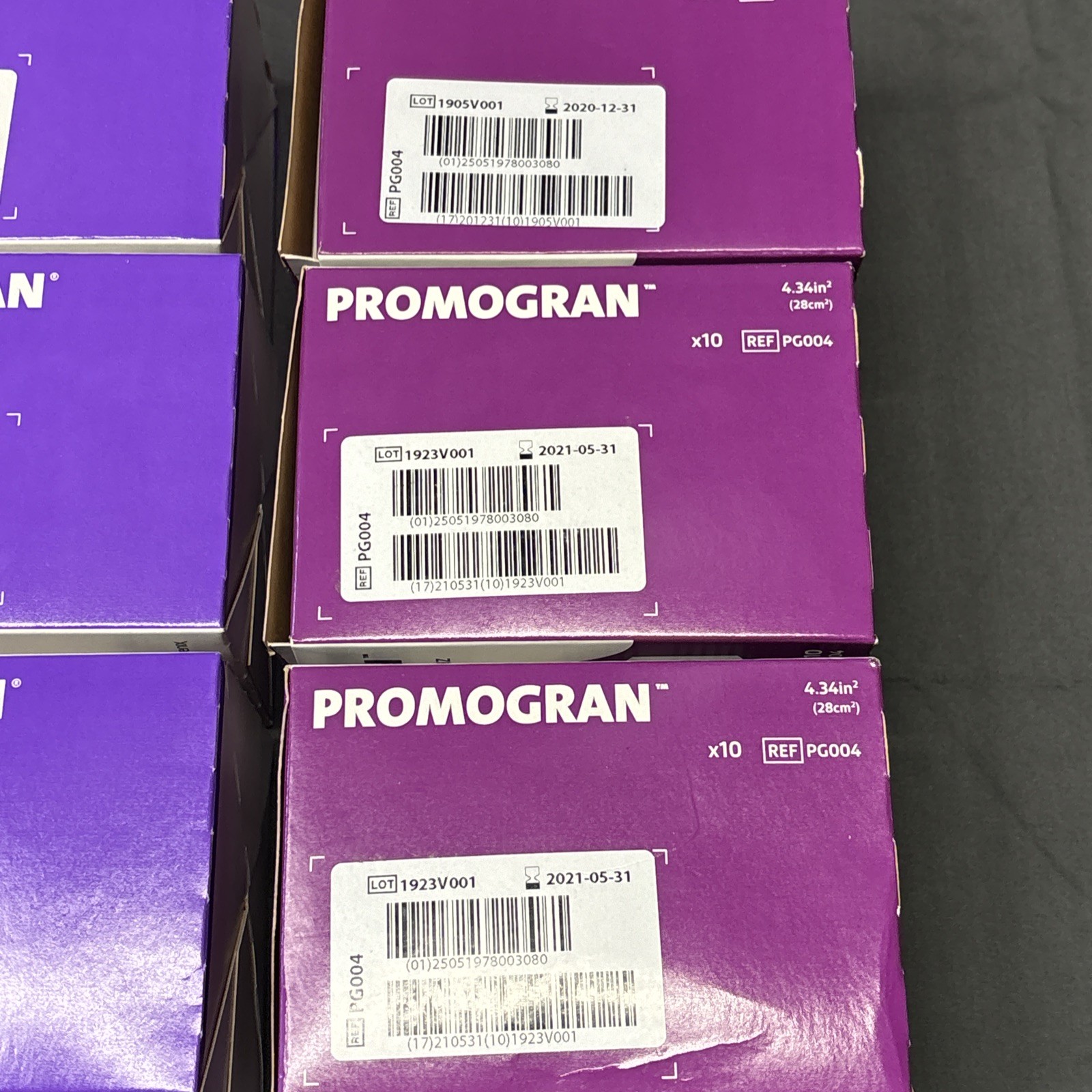 6 Boxes Promogran Prisma Matrix Wound Dressing 10 per box EXP 2020/21 REF PG004