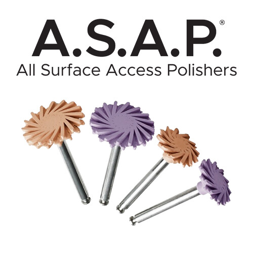 Clinician’s Choice 130912 A.S.A.P All Surface Access Polishers Assorted Large 6P