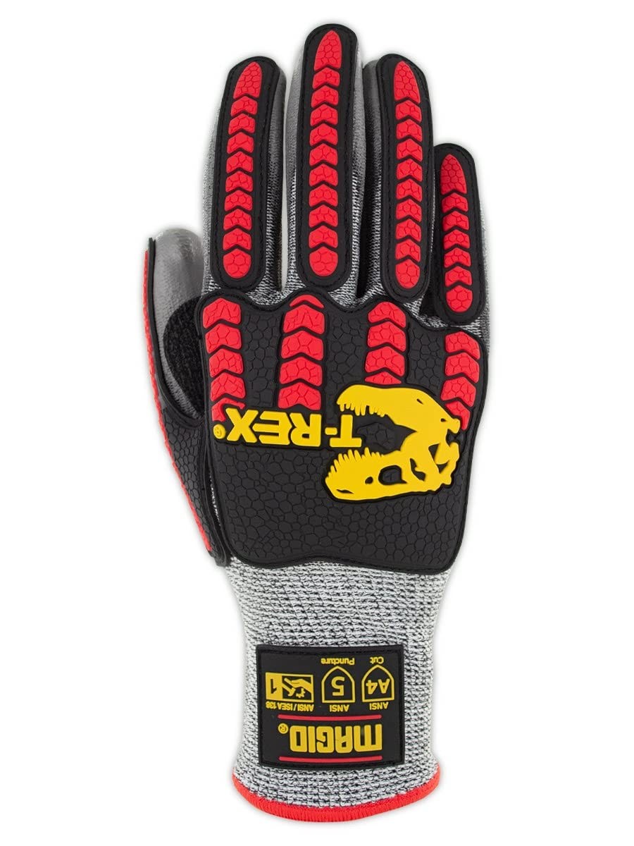 Magid T-Rex Trx442 Flex Series Lean Lightweight Impact Gloves 6 Pairs