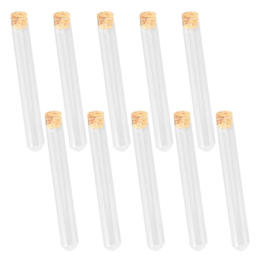 10-100x 20ml Glass Test Tubes With Cork Candy Party Wedding Reusable