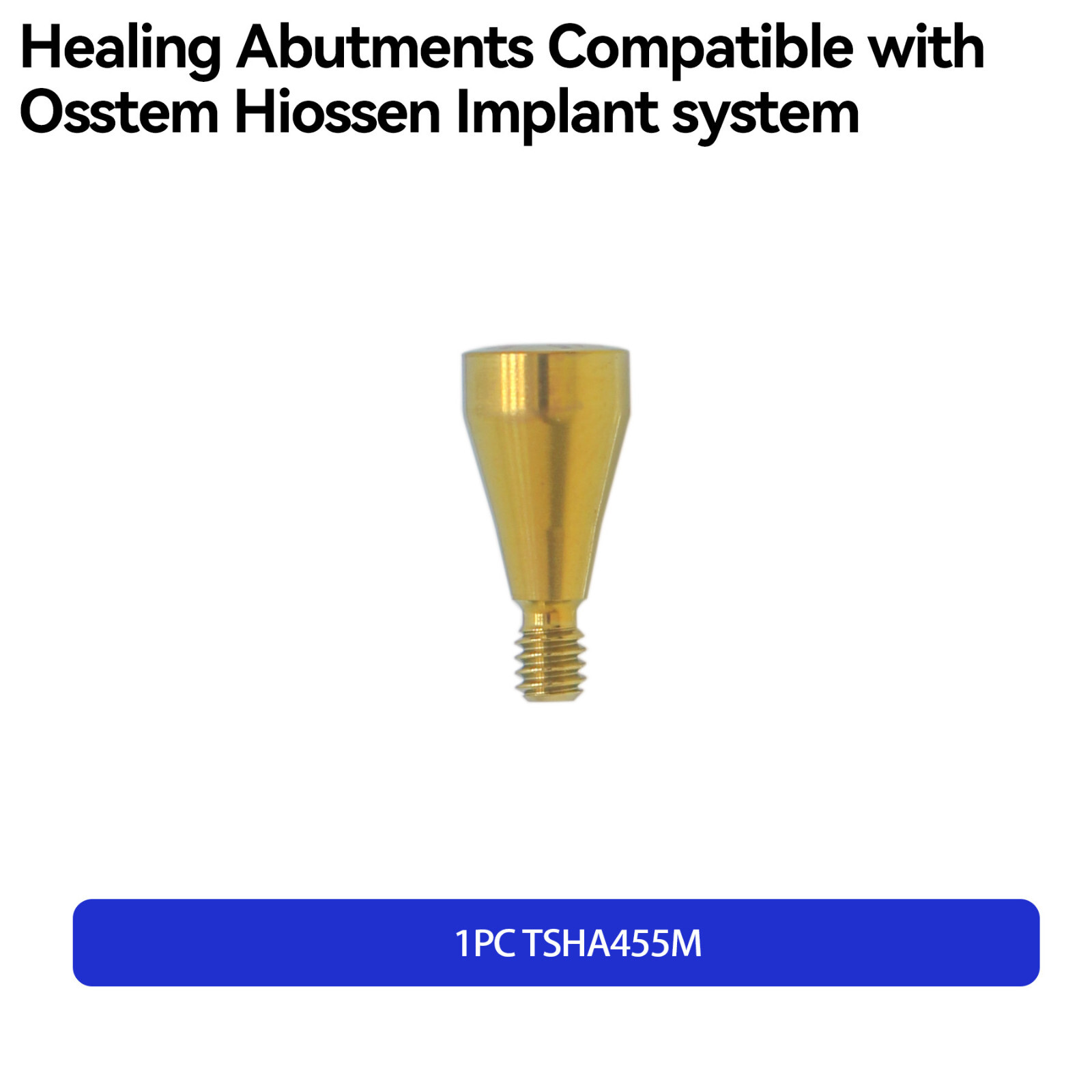 Dental Healing Abutment Cover Screw Mini Platform Fit Osstem Hiossen 4.0/4.5mm