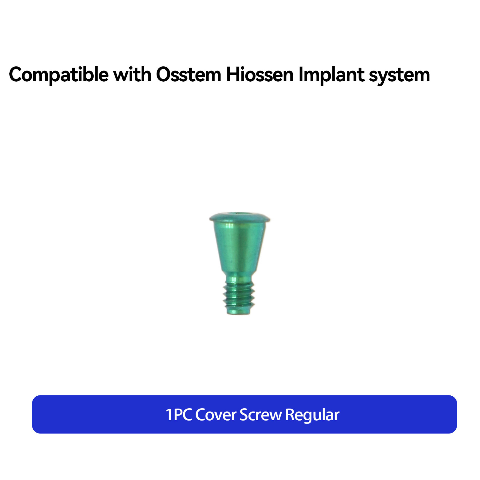 Dental Cover Screws Mini Regular for Osstem Hiossen Healing Abutment Hex 1.2