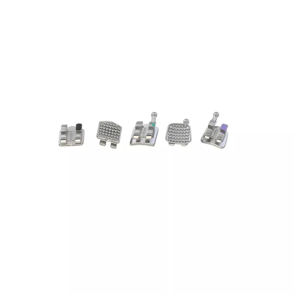 Dental Orthodontic Mini Roth Brackets Monoblock MIM Braces 022 345 Hooks