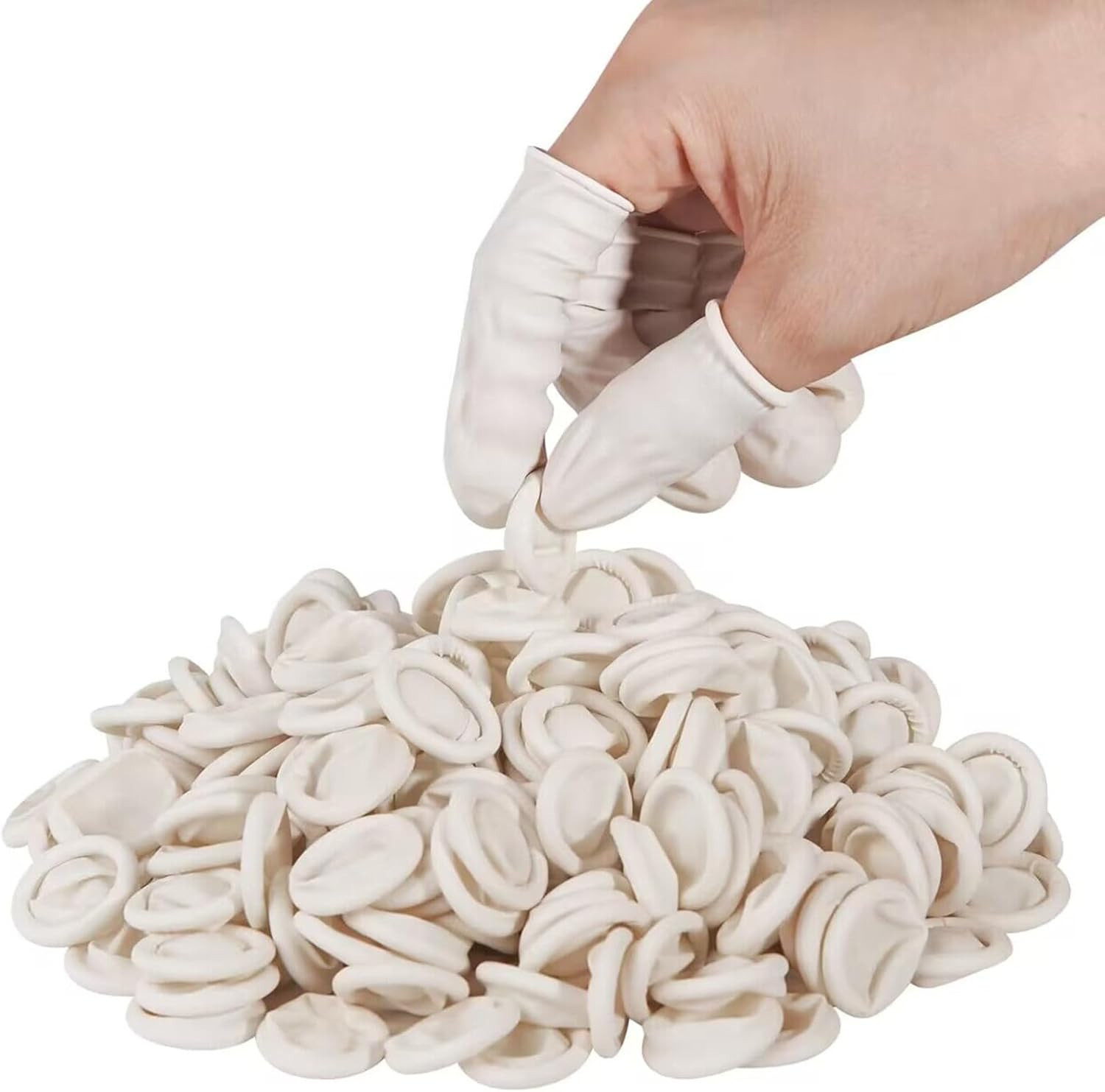 Finger Cots Disposable, Medium Finger Thumb Gloves Protectors, Sleeves Covers Pr