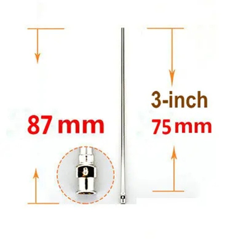 1Pc 75mm/100mm/150mm/200mm 8G-27G Cannula Length Dispensing Needle Blunt Tip (D)