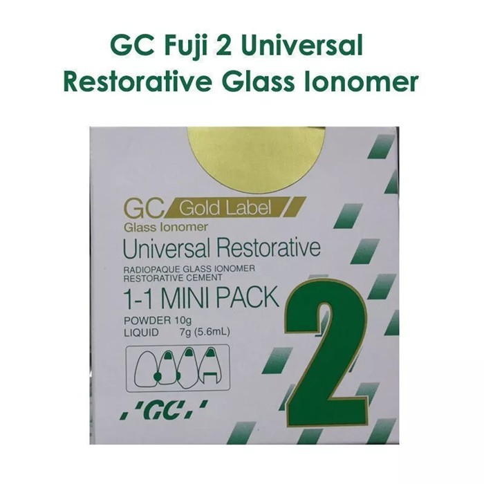 GC Gold Label 2 Universal Restorative Glass Ionomer Cement Mini pack