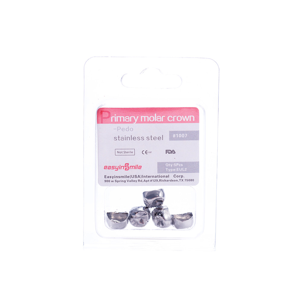 Dental Kids Crowns Primary Molar Crown Refill Stainless Steel Pediatric Crowns