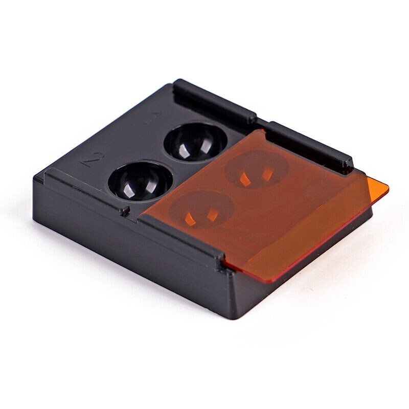 Dental 4 Holes Veneer Storage Box Teeth Patch Shading Light Organizer Tooth Case