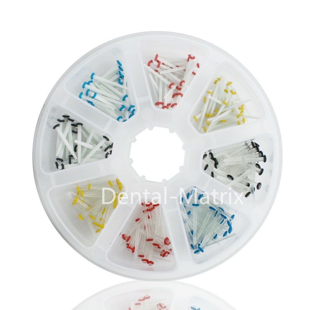 Dental Quartz Glass Fiber Post Straight/Screw Root Canal Pins All Sizes 1.2-1.8
