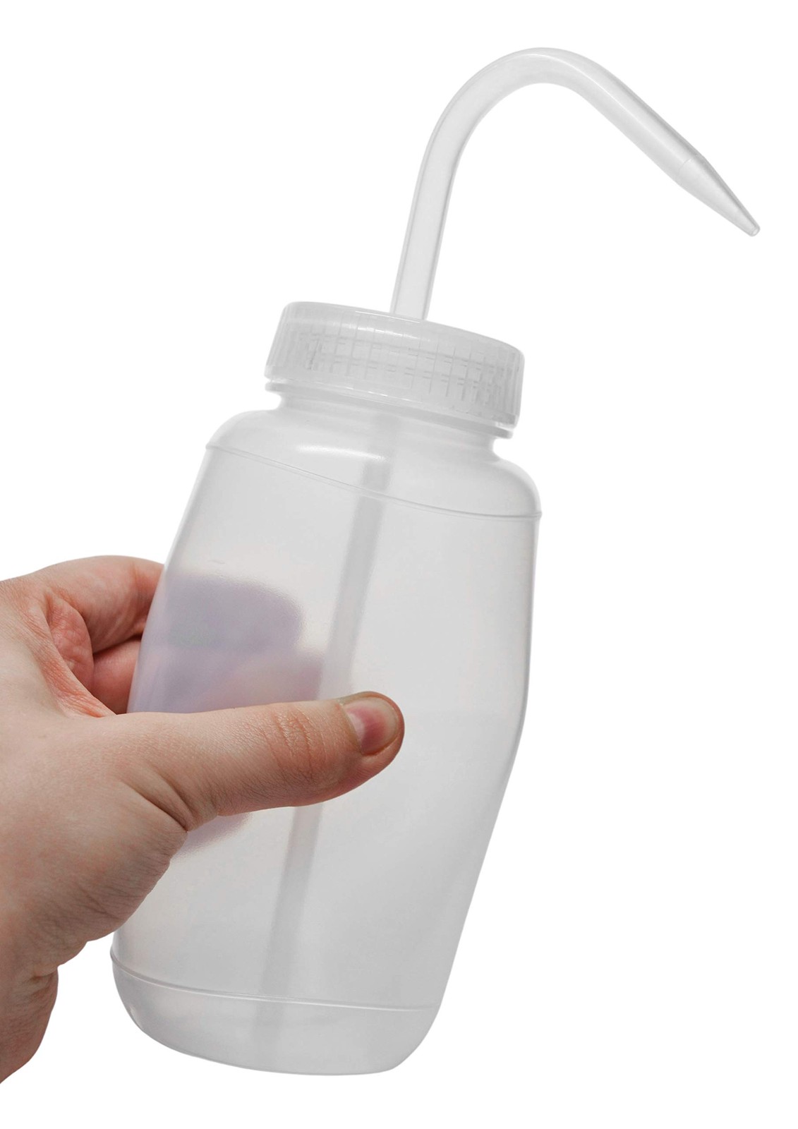 500mL Wash Bottle – Wide Mouth – Vented Cap – LDPE – Translucent – Unlabeled …