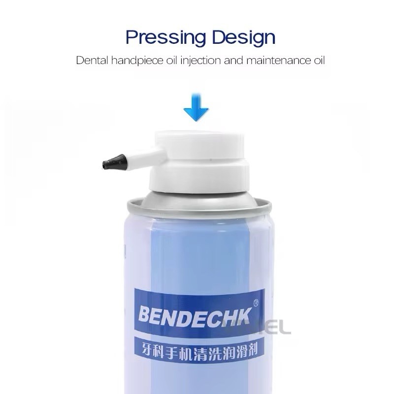 BENDECHK Cleaning Handpiece Lubricant Spray 550mL for KAVO MIDWEST NSK W/ Nozzle