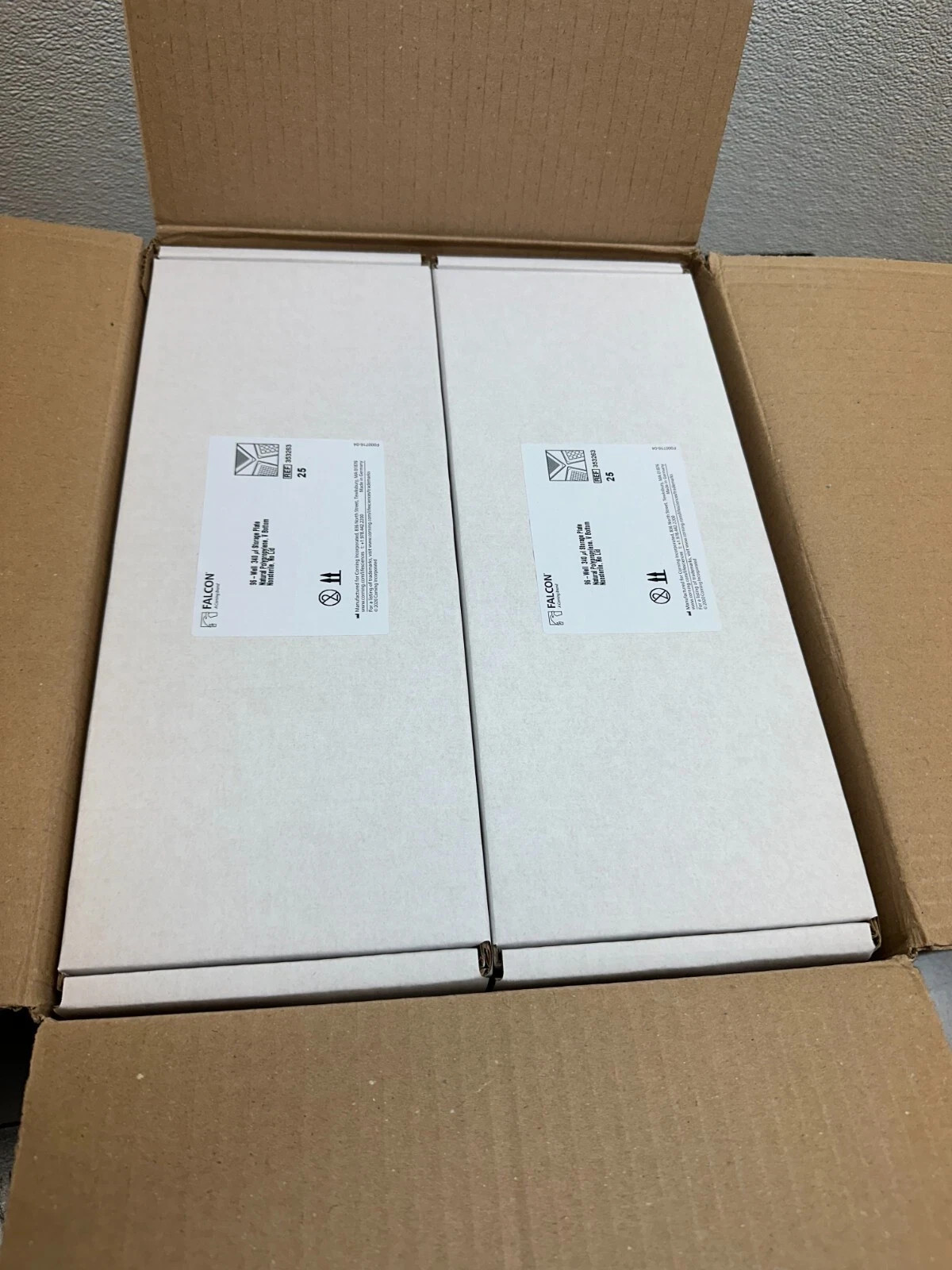 Corning Falcon REF 353263 96-well Clear V-Bottom Storage Microplate 340uL Case