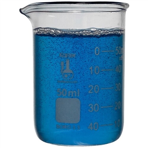 50ml Beaker, Low Form, 3.3 Boro. Glass, Karter Scientific 247D5 (Pack 24)