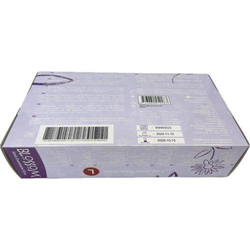 Blossom Large Teal Nitrile Exam Gloves Powder Free 3 x 100pk (300 Gloves)