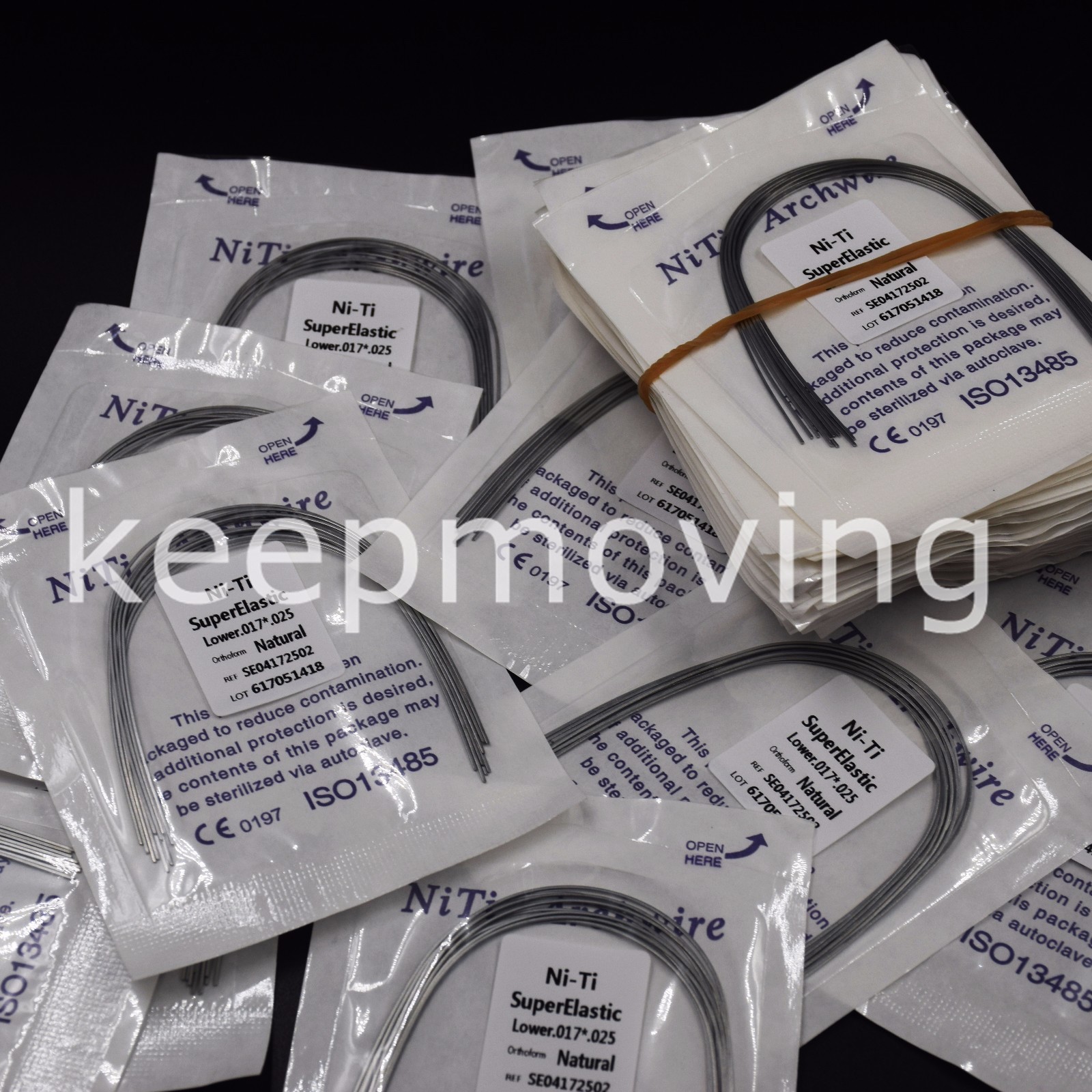 Super Elastic NITI Dental Rectangular Arch Wires Natural Upper/Lower All Size
