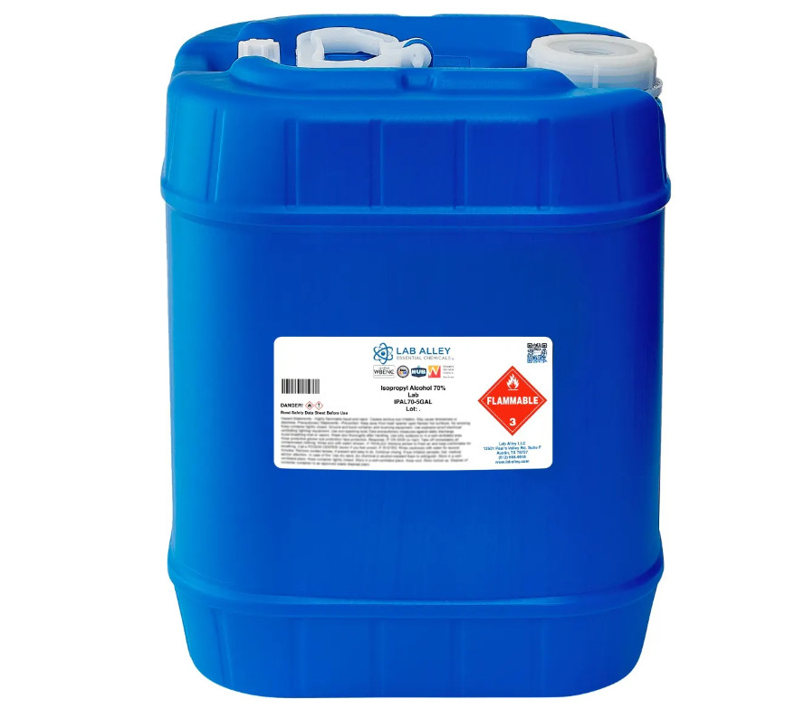 Lab Alley Isopropyl Alcohol 70% Lab Grade, 5GAL !!