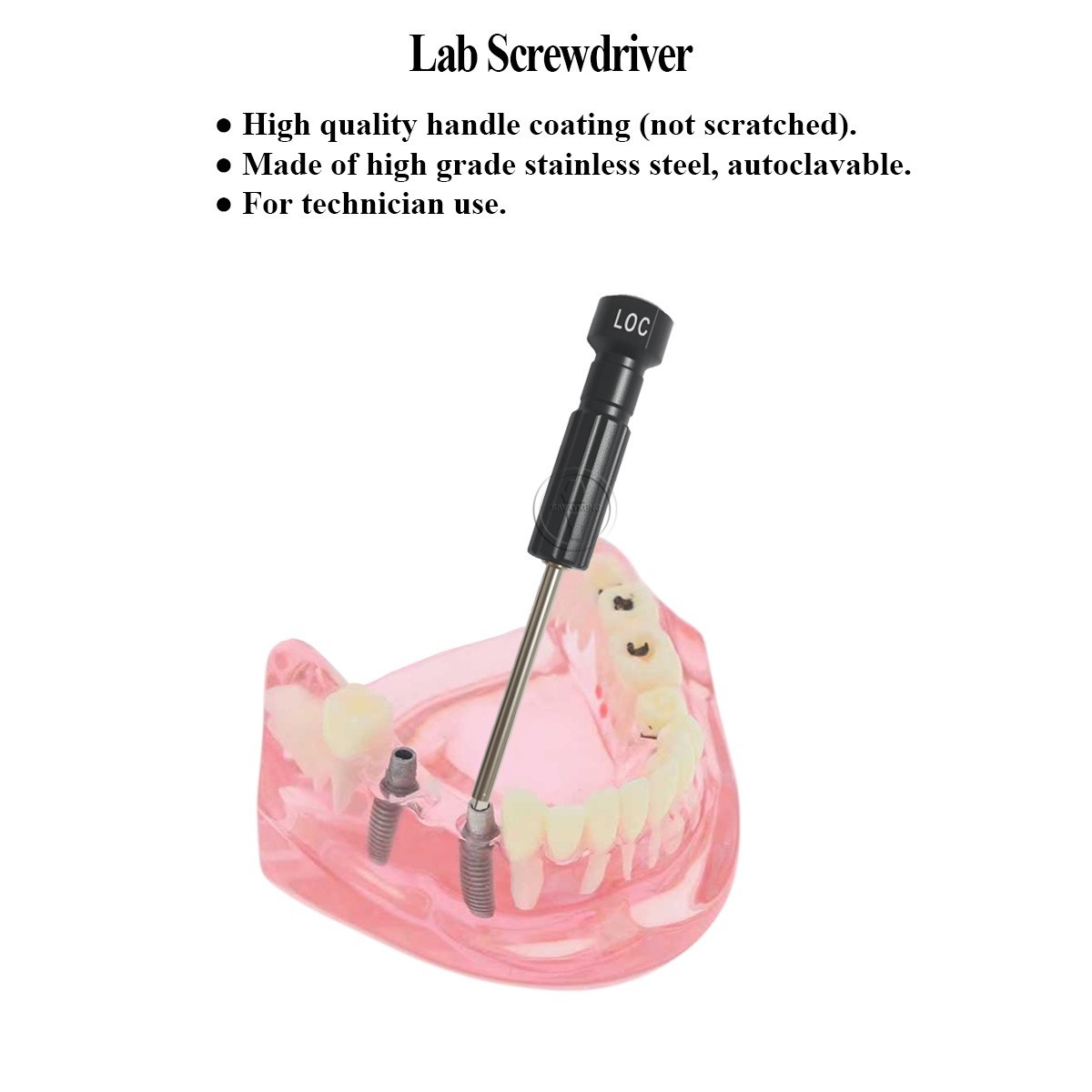 Dental Laboratory tool Lab Screwdriver Loc for Locator