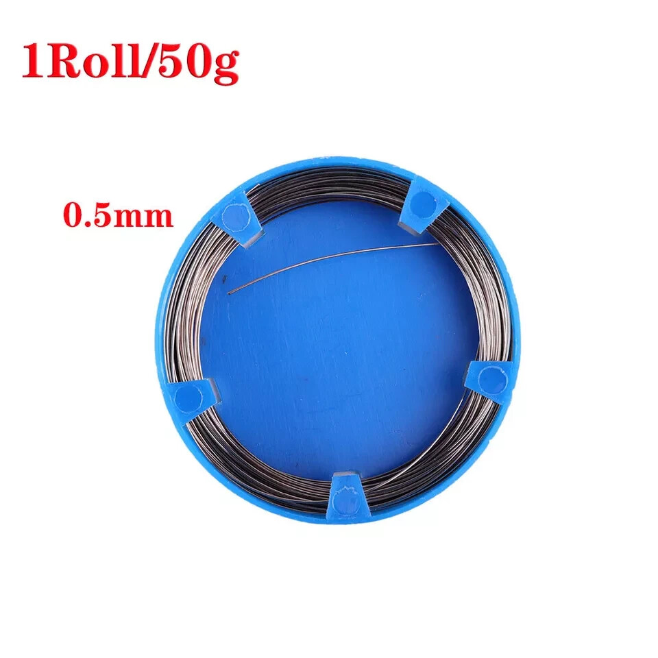 10 Rolls Dental Orthodontic Stainless Steel Arch Wire 0.5-1.8mm Round 10 Size
