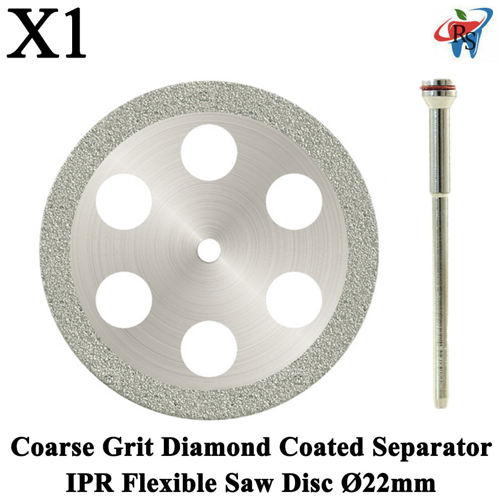 1pcs Coarse Double Sided Diamond Coated Grit Disc For IPR Ø22mm Thickness 0.29mm