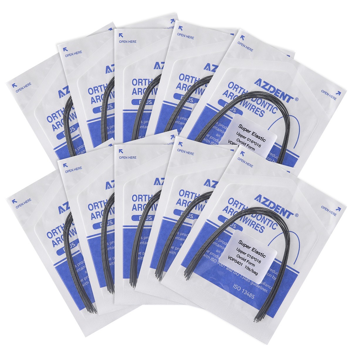 Plus Wire Dental Orthodontic Super Elastic NiTi Arch Wires Rectangular Ovoid Fix