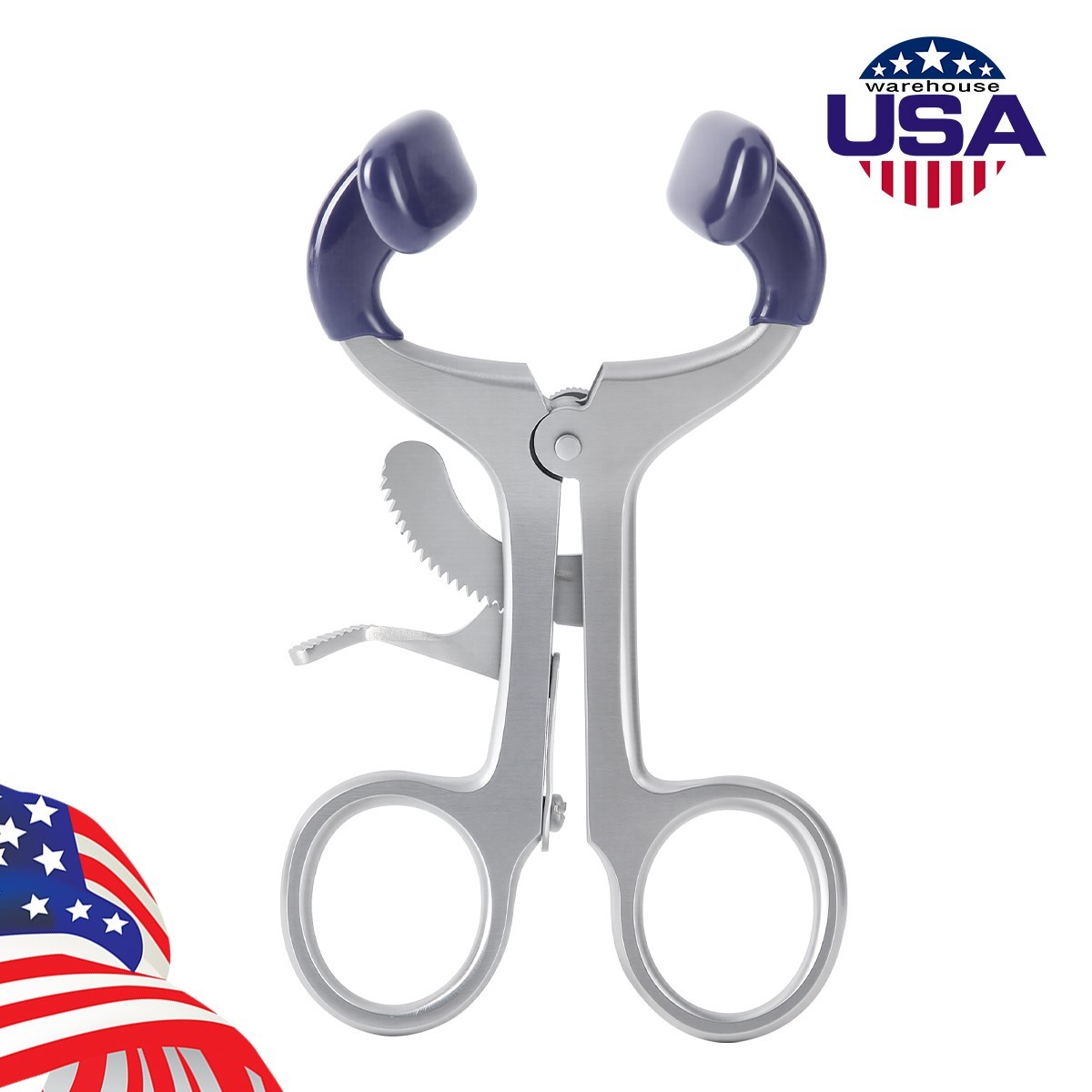 AZDENT Dental Cheek Retractors Mouth Opener Expander Stainless Steel Metal USA