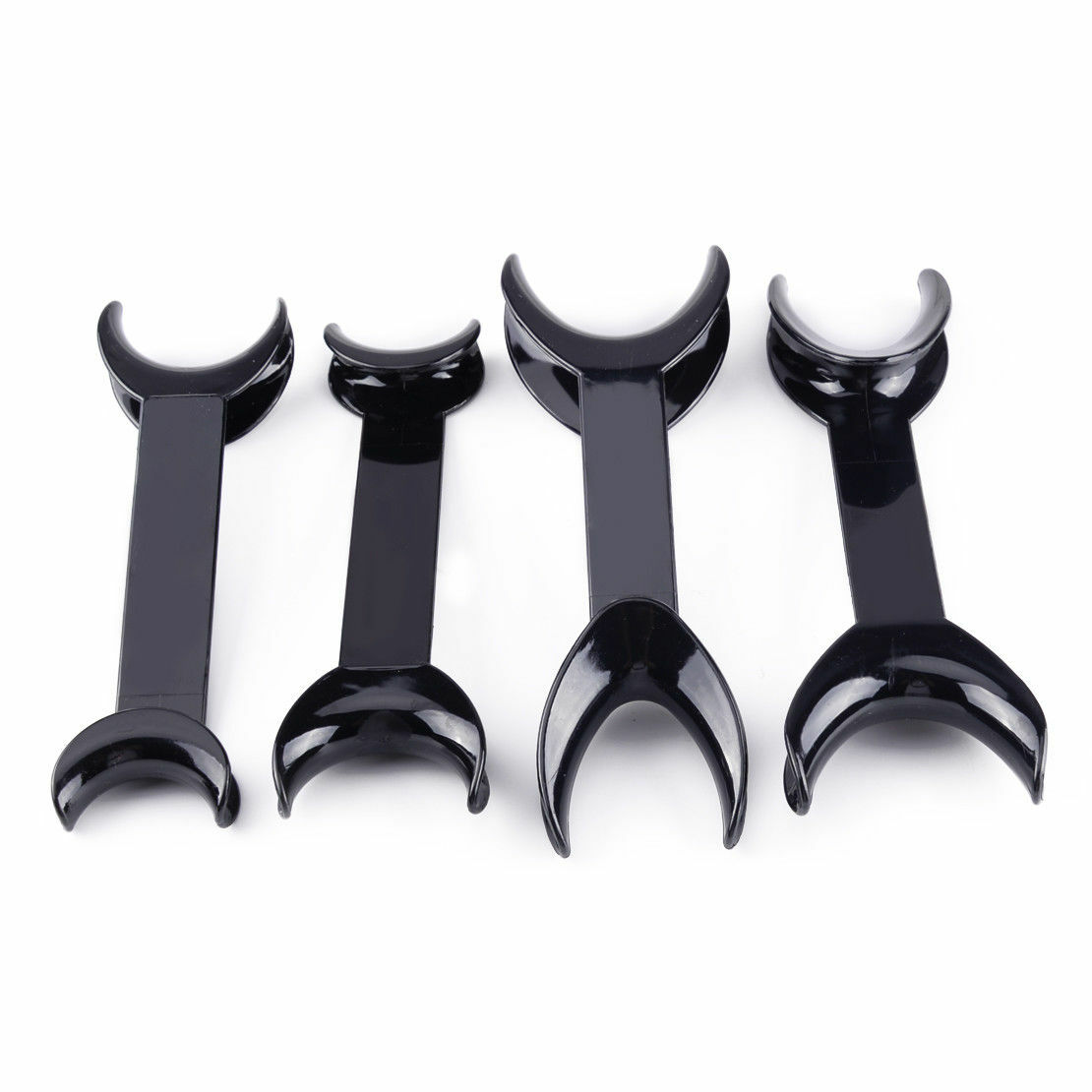 10 Pcs Black Dental Orthodontic Double-headed Openers Photography Retractor L/S