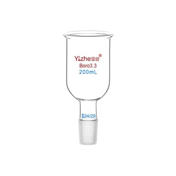 Chemistry Laboratory Glassware: 50ml-1000ml Cylindrical Funnel w/ PTFE Piston