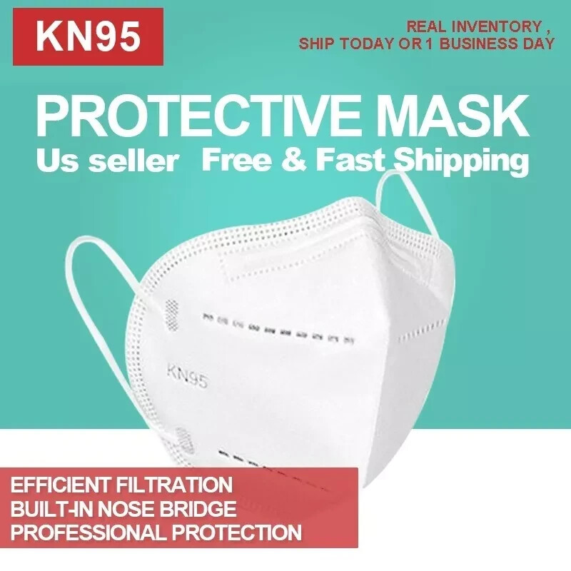 KN95 Protective 5 Layers Face Mask 50 PACK Disposable Mask