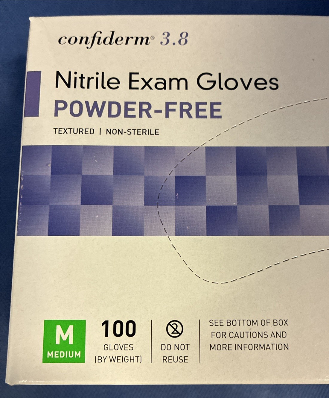McKesson Confiderm Nitrile Exam Glove – 100 per Box