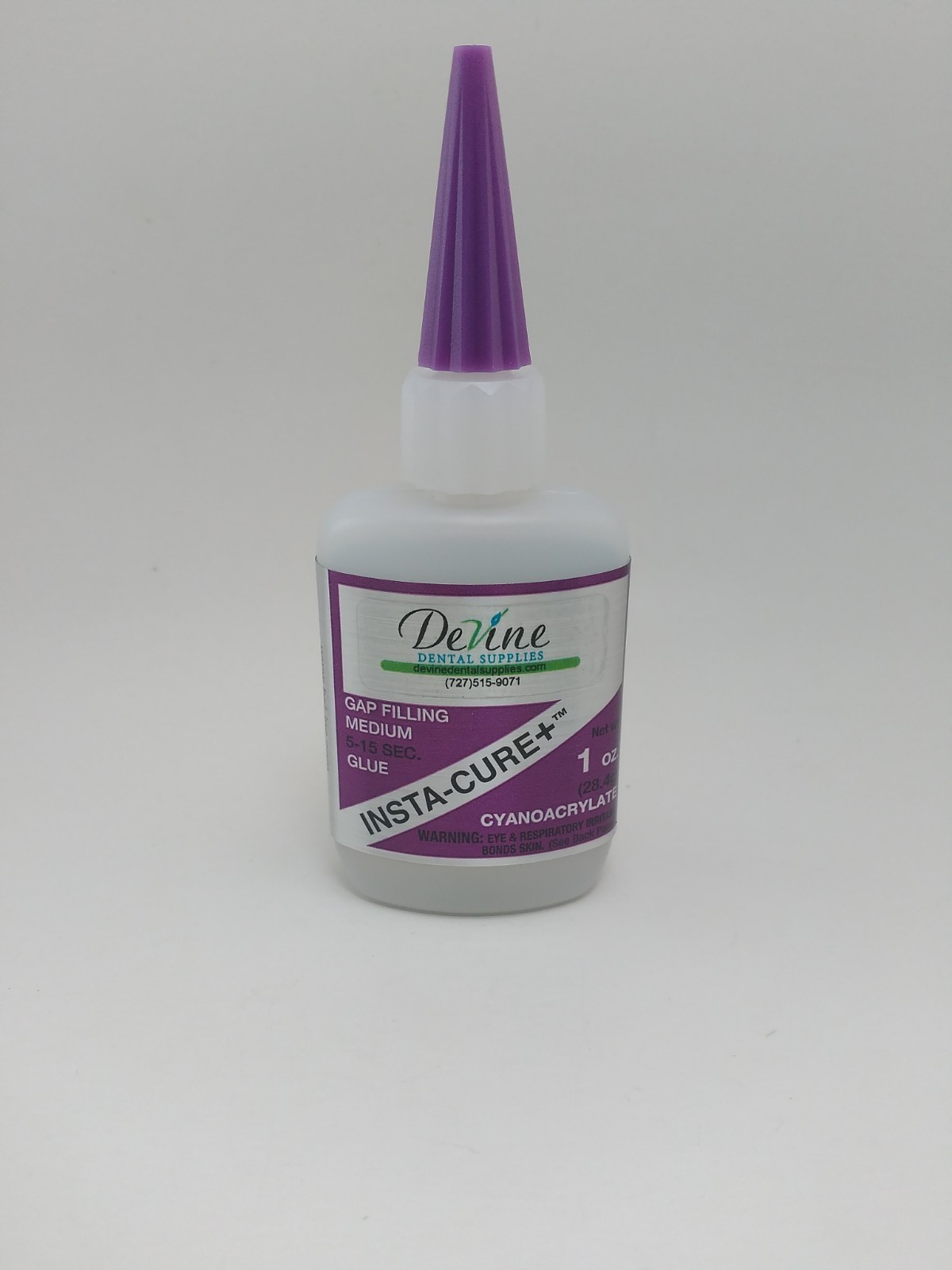 Dental Lab Quick Adhesive Strong Bond Super Glue (Medium) Gap Filling1oz – USA