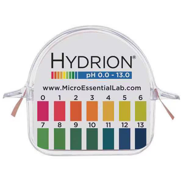 Hydrion pH Paper,15 ft L,1/4 in W,0 to 13 pH 193, Hydrion 193,