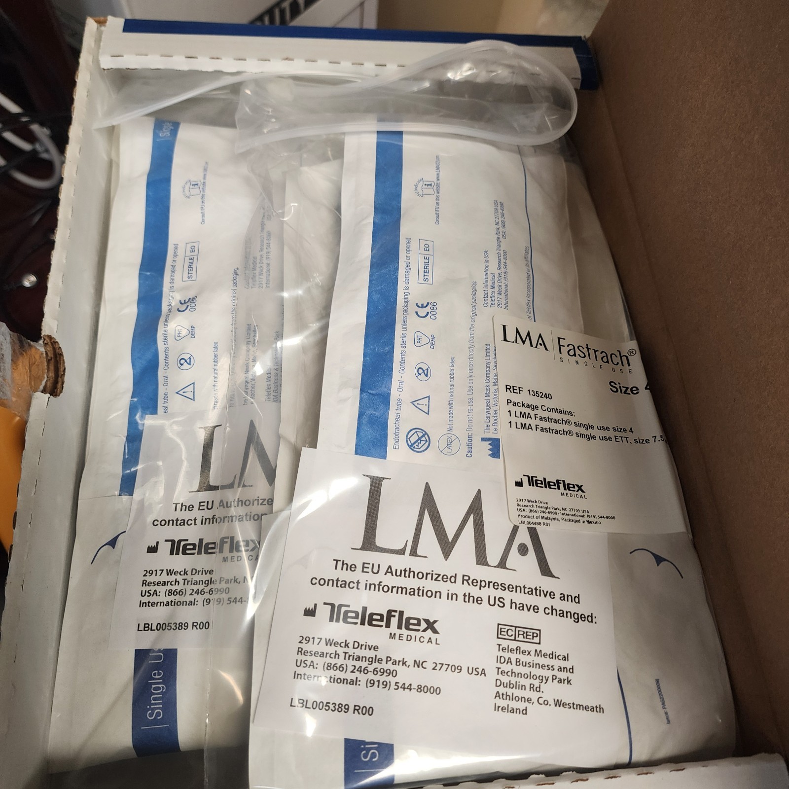 LMA 135240 Fastrach Combo Pack, Size 4 – Box of 5