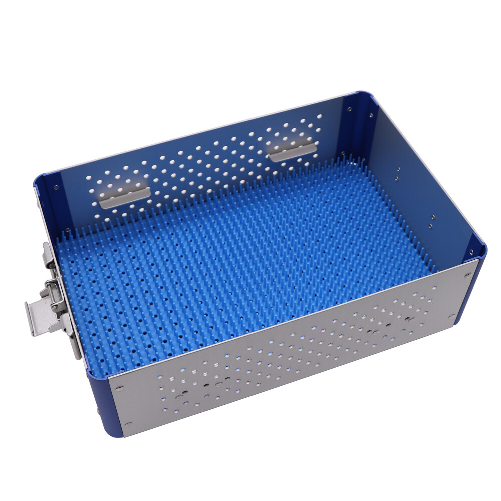 Two layer Sterilization tray case box surgical instrument Sterilize tray，us