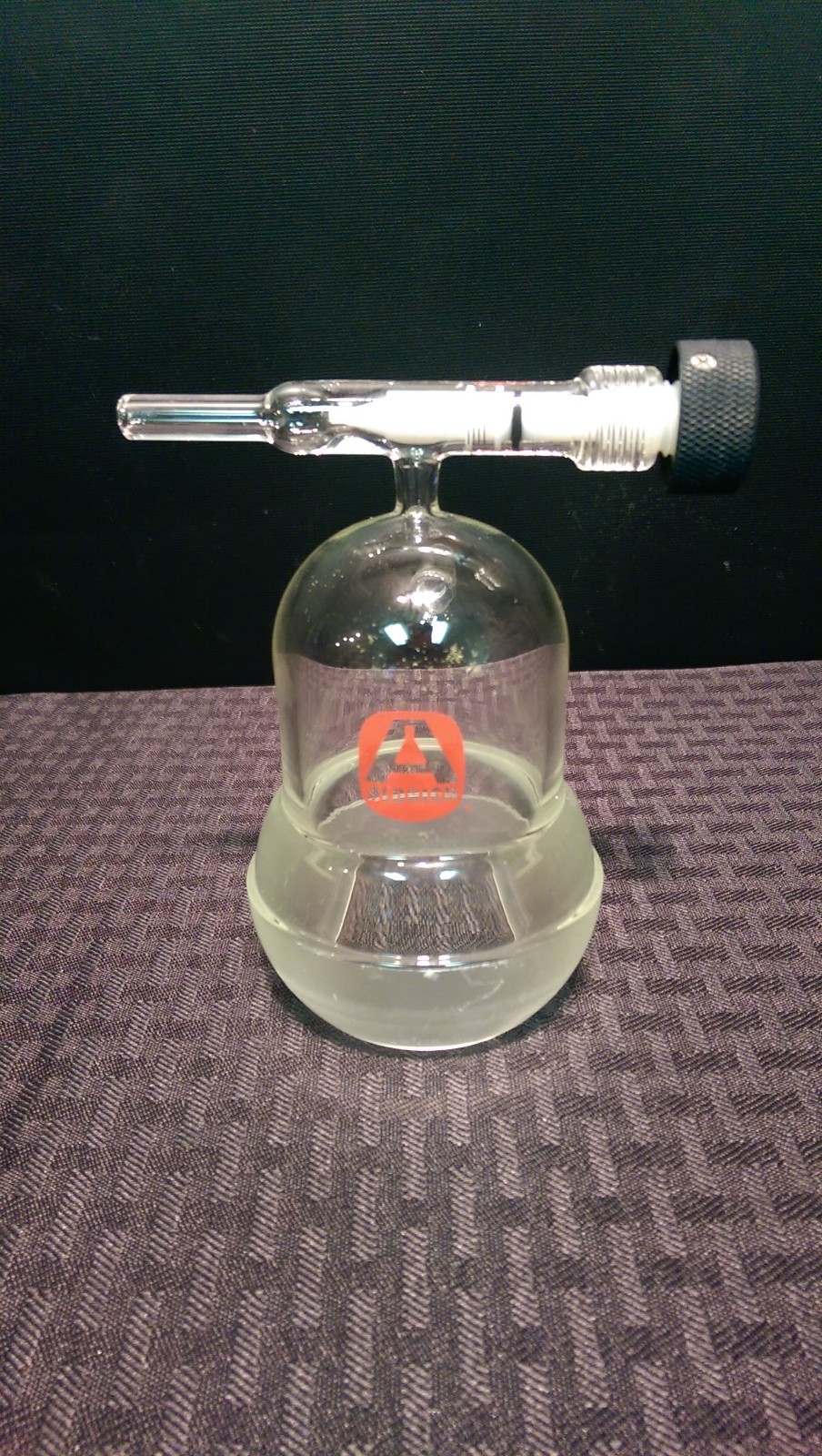 Aldrich Ace Glass 75/50 Spherical Joint Chromatography Flow Control Adapter B
