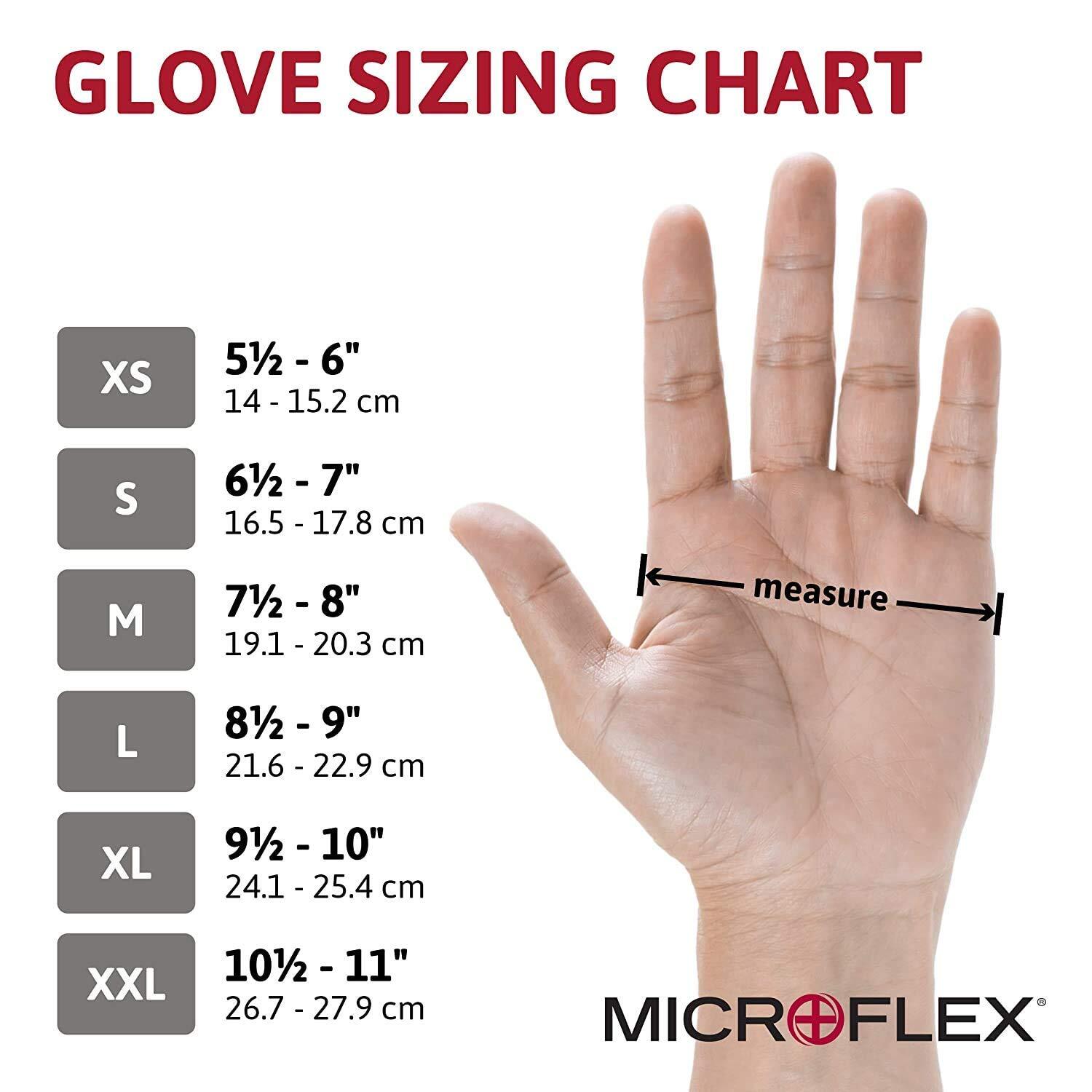 Microflex Diamond Grip Mf300 Disposable Latex Gloves For Automotive Machinery In
