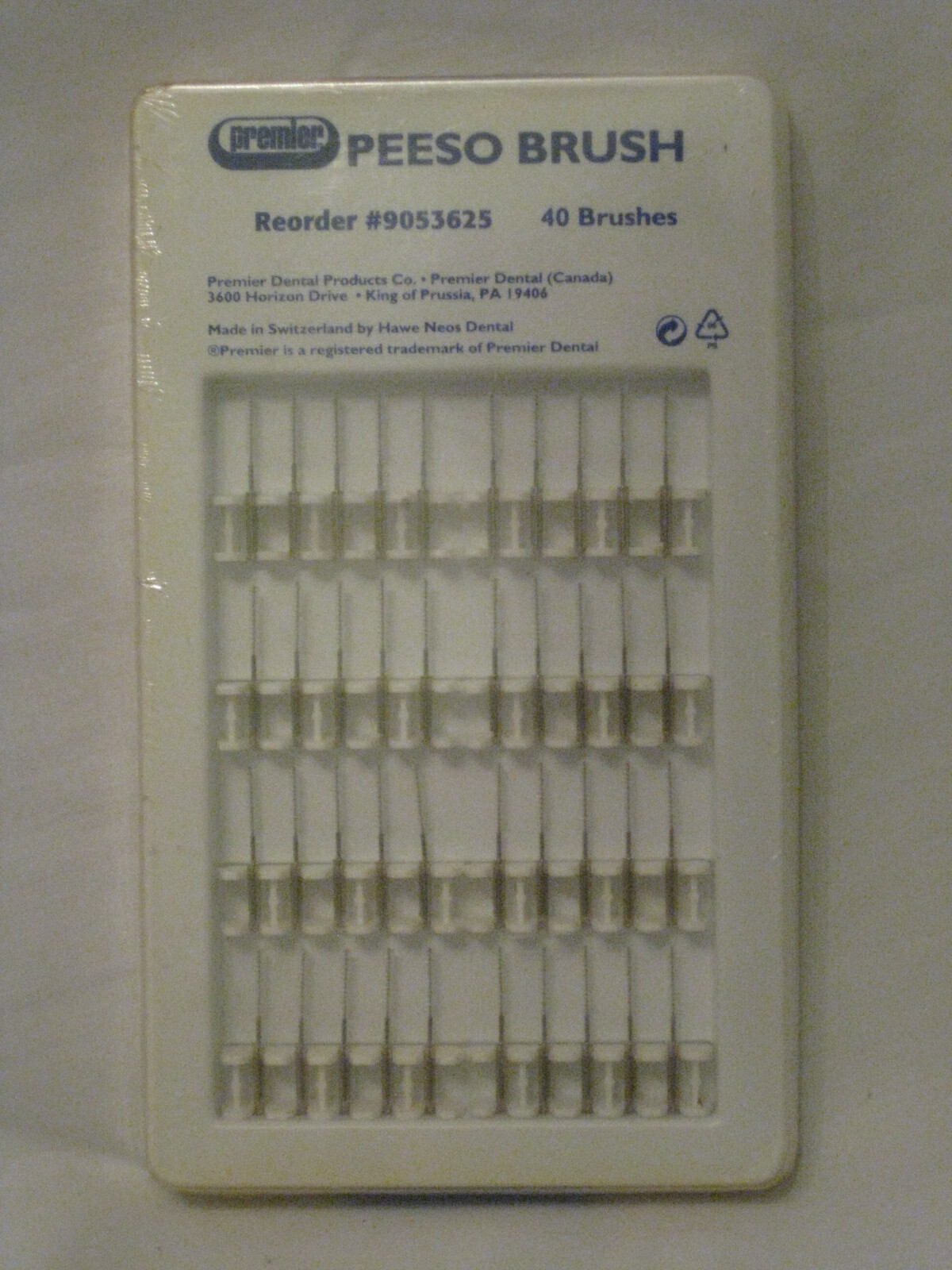 Premier Peeso Brush 40 Brushes 9053625 dentist Switzerland Haw Neos Dental brush